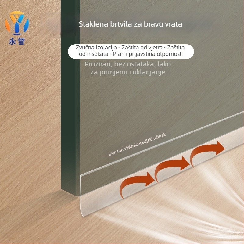Prozirni donji brtveni trak za vrata, Yongyu, Windshield seal model, za vrata, moderan i jednostavan stil