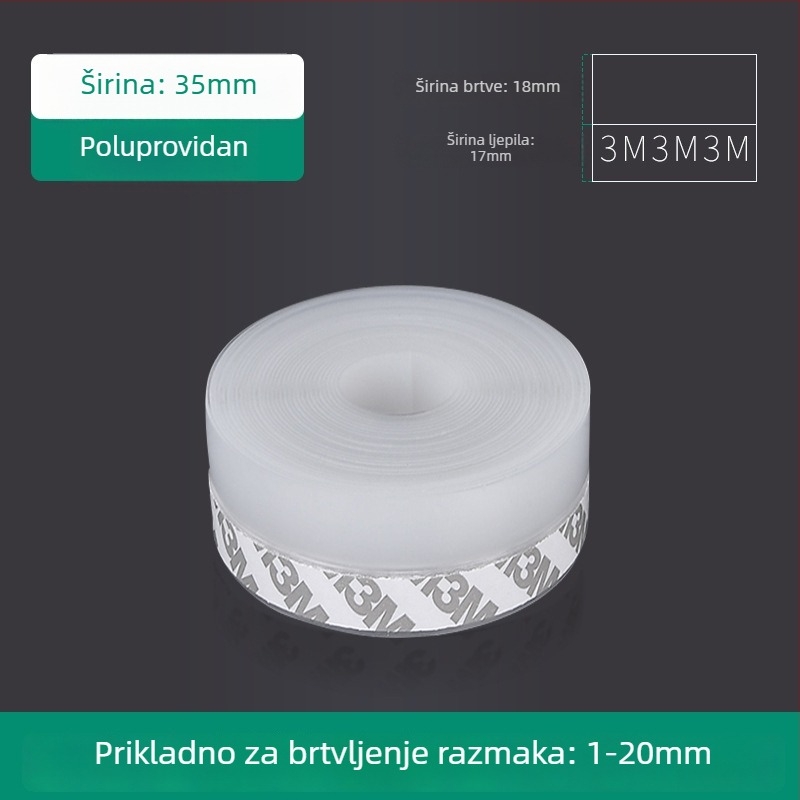 Prozirni donji brtveni trak za vrata, Yongyu, Windshield seal model, za vrata, moderan i jednostavan stil