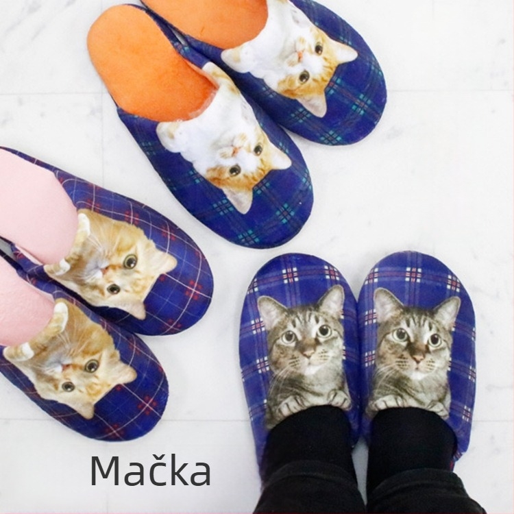 Domaće papuče s USB grijanjem – Unisex, gornji dio od pamuka, potplat od sirove gume, USB napajanje, marka creater
