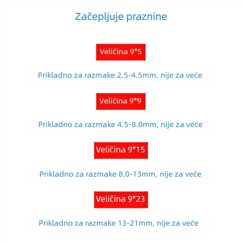 FSFLD brtvni trak za prozore, model Wool, visoka temperaturna otpornost, otpornost na habanje i starenje