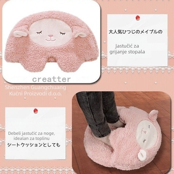 Unisex papuče s USB grijanjem za stopala, velur gornji dio, đon od sirove gume, omotana peta, višepunktno grijanje