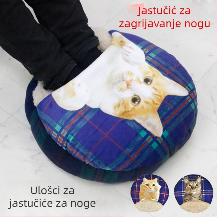 USB grijaće papuče, unisex, pamuk gornji dio, sirova gumena potplata, pokrivanje pete