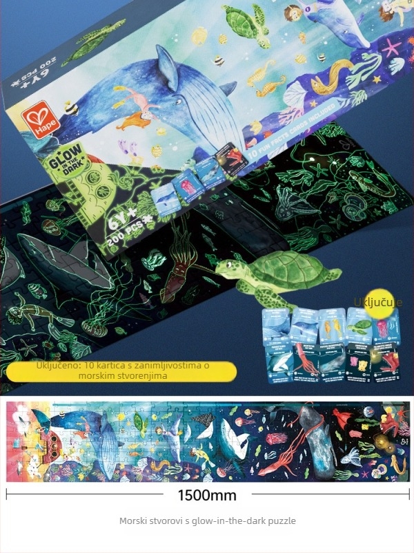 Hape plosni puzzle - papirnata obrazovna igračka za djecu od 4 do 6 godina