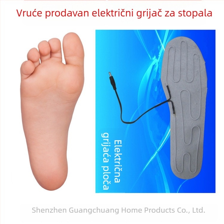 USB papuče s grijanjem – unisex, gornji dio od mekane baršune, potplat od tekstila i pjene