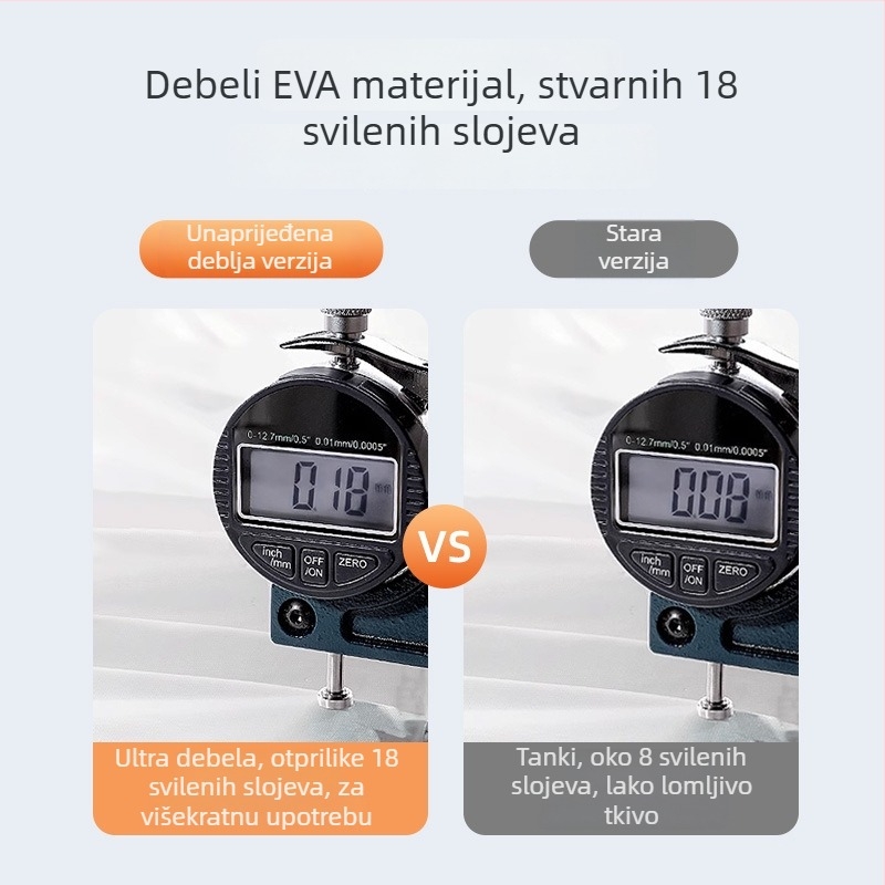 Cjeloviti EVA kišni kaput za planinarenje, 0,2 mm tkanina, za 1 odraslu osobu, vanjska upotreba, PU vodootporan sloj
