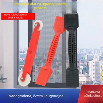 Alat za pritiskanje brtvila prozora s valjkom — otporan na trošenje, moderan minimalistički dizajn