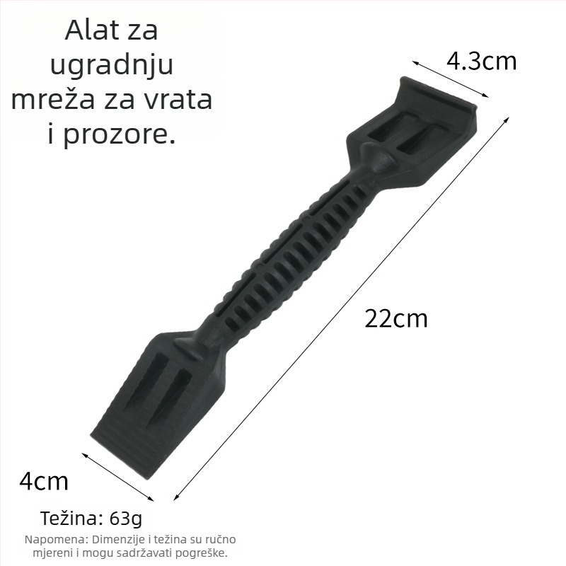 Alat za pritiskanje brtvila prozora s valjkom — otporan na trošenje, moderan minimalistički dizajn