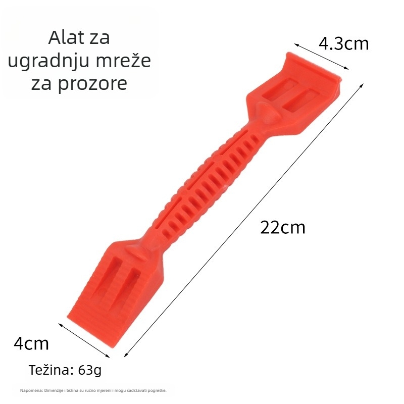 Alat za pritiskanje brtvila prozora s valjkom — otporan na trošenje, moderan minimalistički dizajn