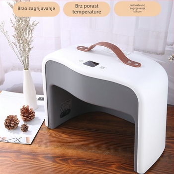 Grijač za stopala ispod stola s inteligentnom regulacijom temperature, 165W, 220V, dodirni prekidač, priključeno napajanje