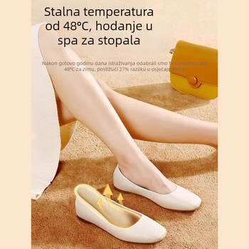 Grijeće uloške za cipele – velur gornji dio, USB napajanje, unisex, marka Warm Foot Pad