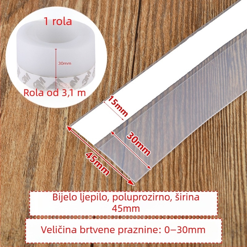 Qiwang brtveni trak za prozore i vrata – brtva za pukotine, moderni minimalistički stil
