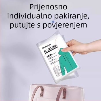 Jednokratno kišobran pončo za odrasle, debela tkanina, prenosno za koncerte i glazbene festivale