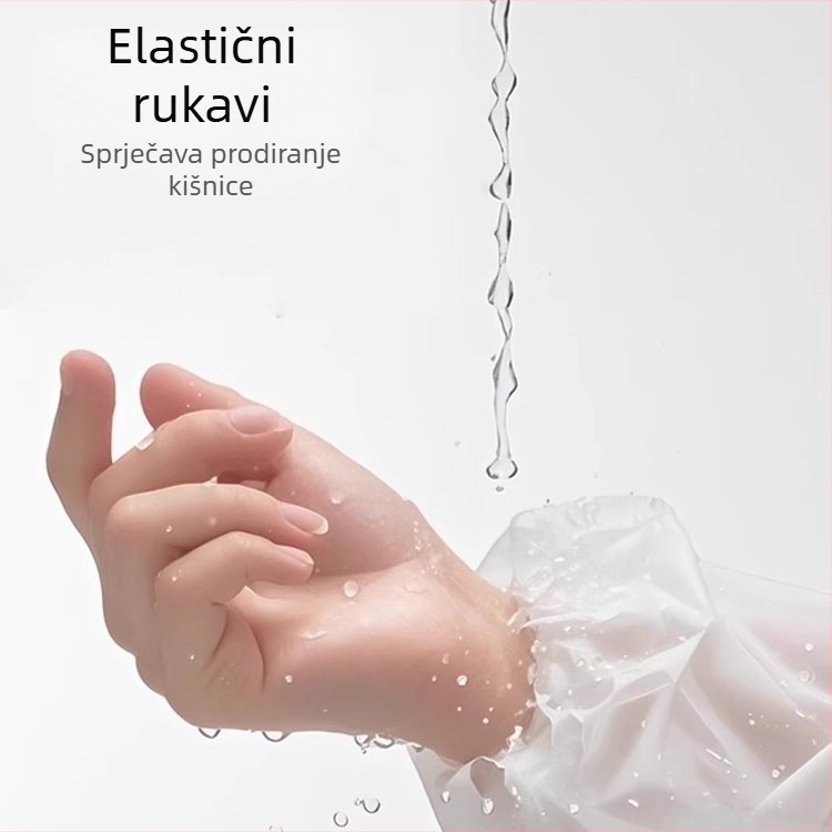 Jednokratno kišobran pončo za odrasle, debela tkanina, prenosno za koncerte i glazbene festivale