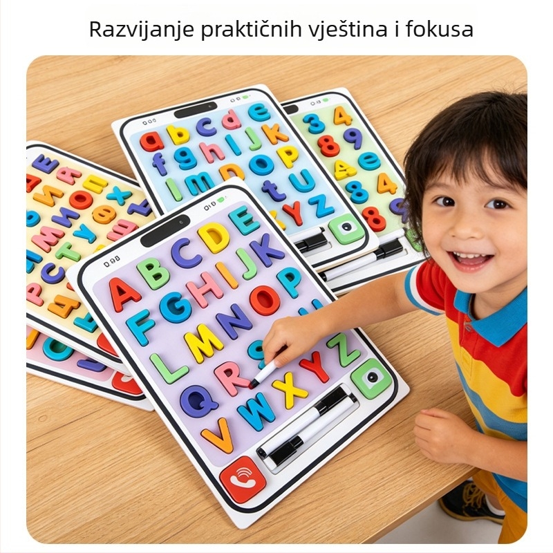 Drveni 3D puzzle za djecu 4-6 godina, višefunkcionalan, prilagodljiv po slici - Artikal 07