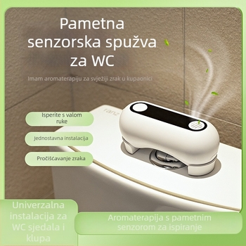 Senzorni ispiranje WC-a, bezkontaktno, potpuno automatsko, ABS, marka B.fsh, senzor pokreta, 5 W, 5 V