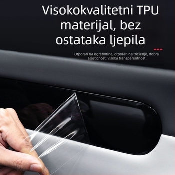 TPU interni zaštitni film za NIO ET5T – tamno crni film za središnju kontrolnu ploču i zaslon, zaštita otvora za zrak