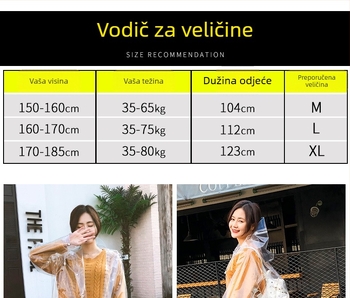 Kišni kaput za odrasle u korejskom stilu, planinski pončo, EVA tkanina, debljina 0.15