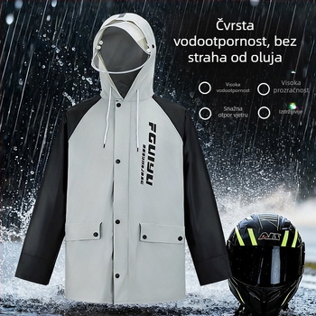 Set kišobran za odrasle: Odvojeni kišobrat za dostavu, Unisex pončo za cijelo tijelo, PVC tkanina s vodootpornim slojem ljepila PVC, Debeli materijal, Mogućnost prilagodbe logotipa