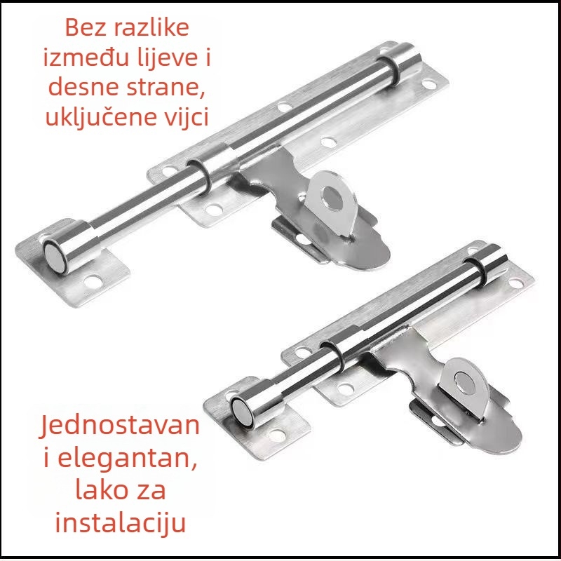 Zasun za vrata od nehrđajućeg čelika, teška konstrukcija, novi kineski stil, univerzalni tip