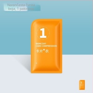 Jednokratni dječji kišni mantil, crtani dizajn, tubasto pakiranje, 1-Y