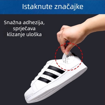 Uložak za cipele s protuskliznim fiksiranjem, samoljepljiva dvostrana podloga, univerzalno za muškarce, žene i djecu, sve sezone, Materijal: pamuk-papir ulje ljepilo
