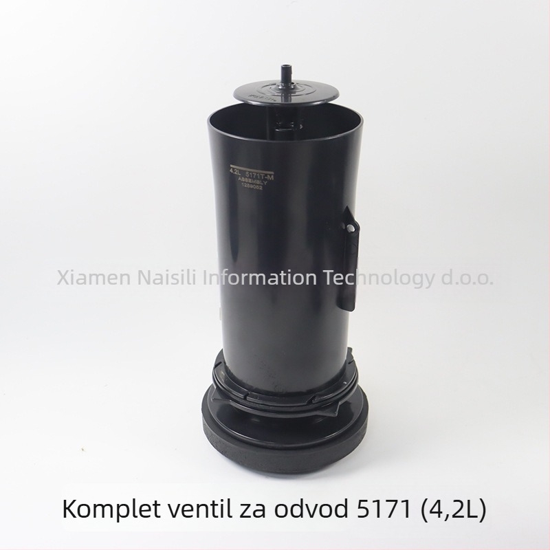 Petostupanjski ciklonski ventil za stari spremnik WC-a, kompatibilan s odvodenim ventilom tipa kanta 5171/3722, ABS, injekcijsko oblikovanje, ručna instalacija