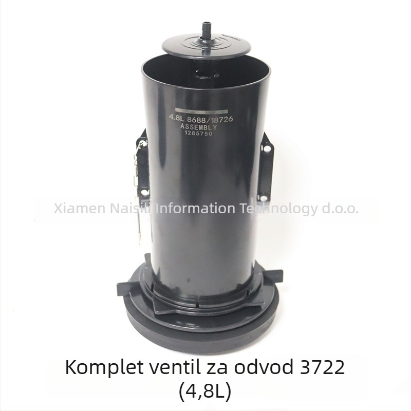 Petostupanjski ciklonski ventil za stari spremnik WC-a, kompatibilan s odvodenim ventilom tipa kanta 5171/3722, ABS, injekcijsko oblikovanje, ručna instalacija