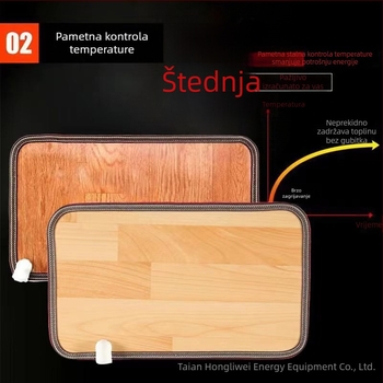 Uredska podgrijavajuća podloga za stopala, mehanički rad, 220V AC, 500W, priključna grijalica