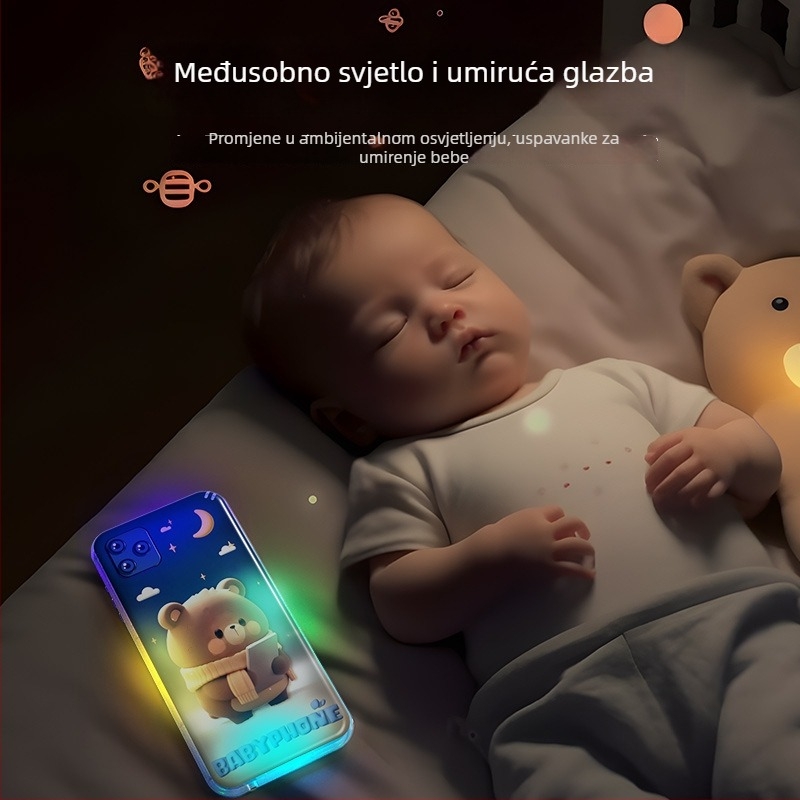 Edukativni dječji telefon-igračka — punjivi, interaktivni učni telefon sa glazbom i emocionalnom interakcijom (uzrast 4–6 godina)