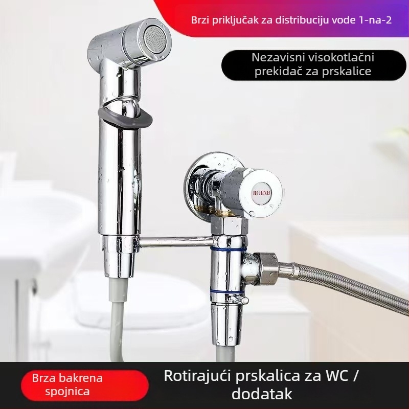 Kanalizacijski razvodni ventil za WC, ugrađen, bakar, model 6239, radni tlak 0.5–1.0 MPa, standardni unutarnji promjer
