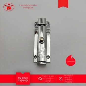 LS406 Pin-tip zatvarač za ormariće vrata, s oprugom, od plastike, cinkovog legura, nehrđajući čelik, sjajna krom završna obrada, moderan minimalistički stil