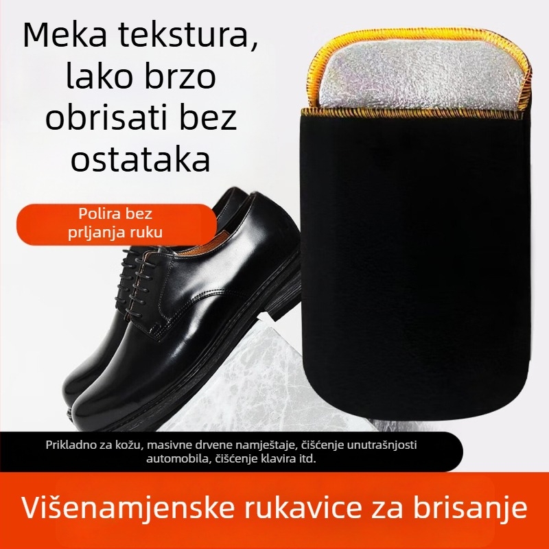 Huang Yu višenamjenske rukavice za čišćenje kože — uklanjanje mrlja i poliranje; Materijal: najlon