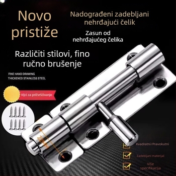 Automatski dverni zaptivač s umetnutim pinom – nehrđajući čelik, američki stil, model 1009241396