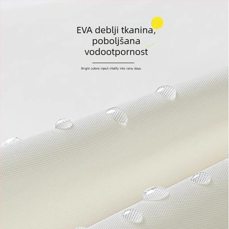 Jednokratni EVA kišobran pončo za odrasle – dugačak, 105 g tkanina, planinarenje i alpinizam