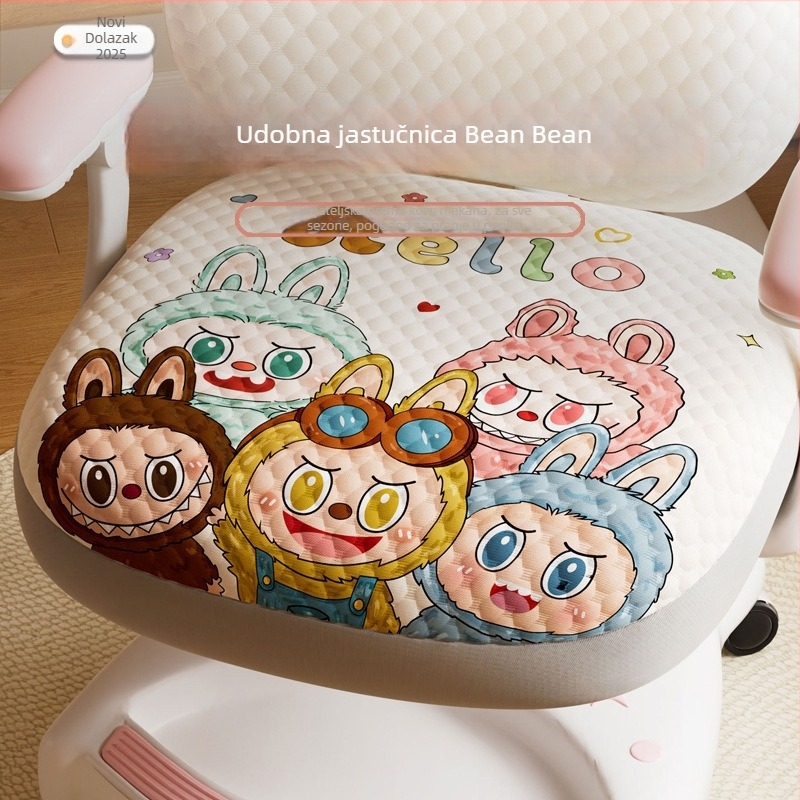 Navlaka za stolicu – elastična puna navlaka za jastuk, protuklizna, otporna na habanje, zaštita od ogrebotina mačaka; moderan stil; oblik: Vanzemaljac