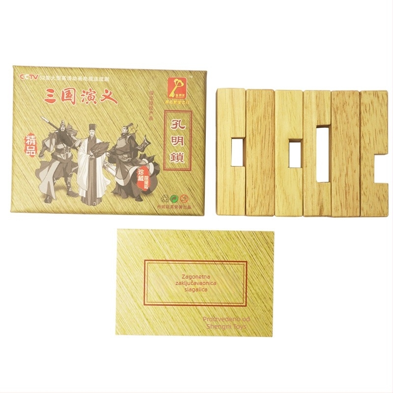 Puzzle s devet poveznica – Željezni prsten za otključavanje za djecu 4–6 godina