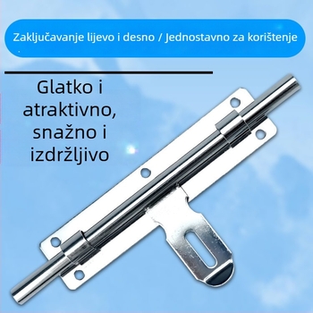 Tip A brava za vrata od nehrđajućeg čelika s dvostrukim zaključavanjem, moderni minimalistički stil
