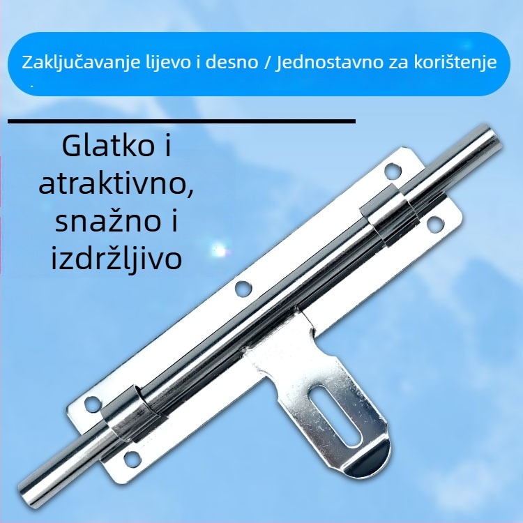 Tip A brava za vrata od nehrđajućeg čelika s dvostrukim zaključavanjem, moderni minimalistički stil