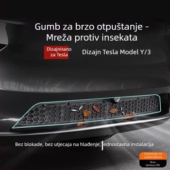 Tesla Model Y Nova verzija Insekt-propustna mreža za haubu i zaštita dovoda zraka (ABS)