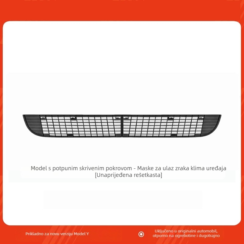 Tesla Model Y Nova verzija Insekt-propustna mreža za haubu i zaštita dovoda zraka (ABS)
