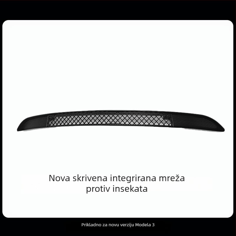 Tesla Model Y Nova verzija Insekt-propustna mreža za haubu i zaštita dovoda zraka (ABS)
