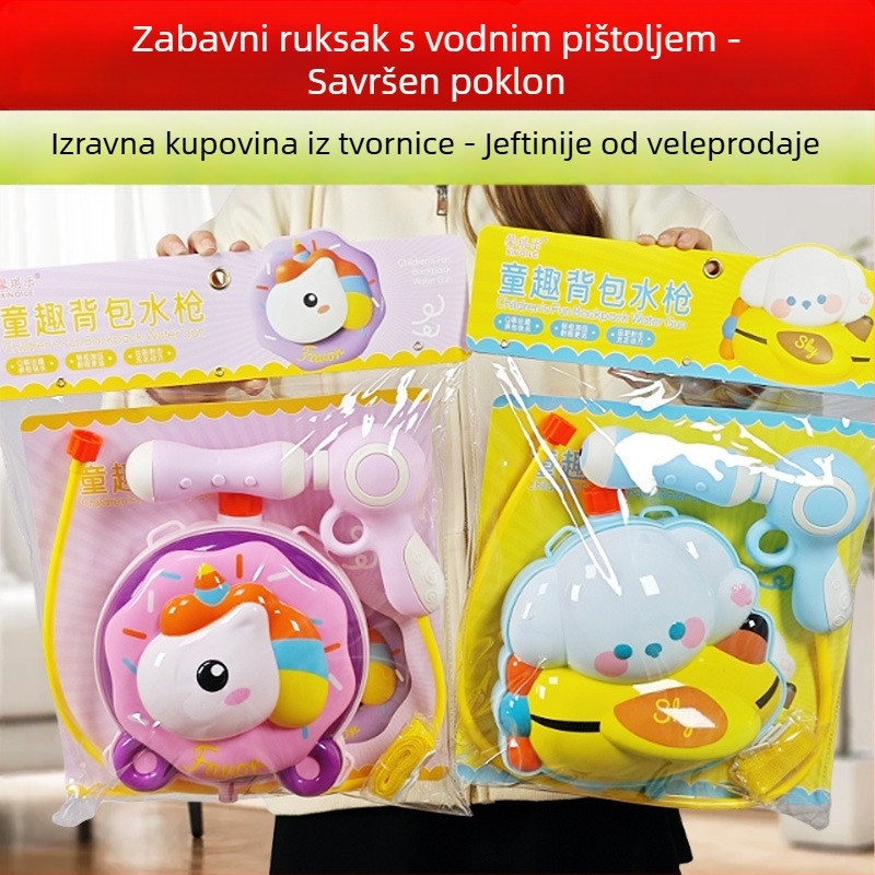 Vodeni pištolj za vodu – plastika, tlakovita funkcija, OPP pakiranje, branda Independence, pogodno za djecu 4–6 godina