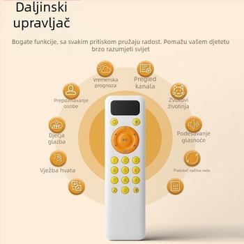 Daljinski upravljana edukativna igračka s glazbom za bebe i djecu do 3 godine, multifunkcionalna (Materijal: plastika • Napajanje: baterije • Dobna skupina: 0–3 godine)