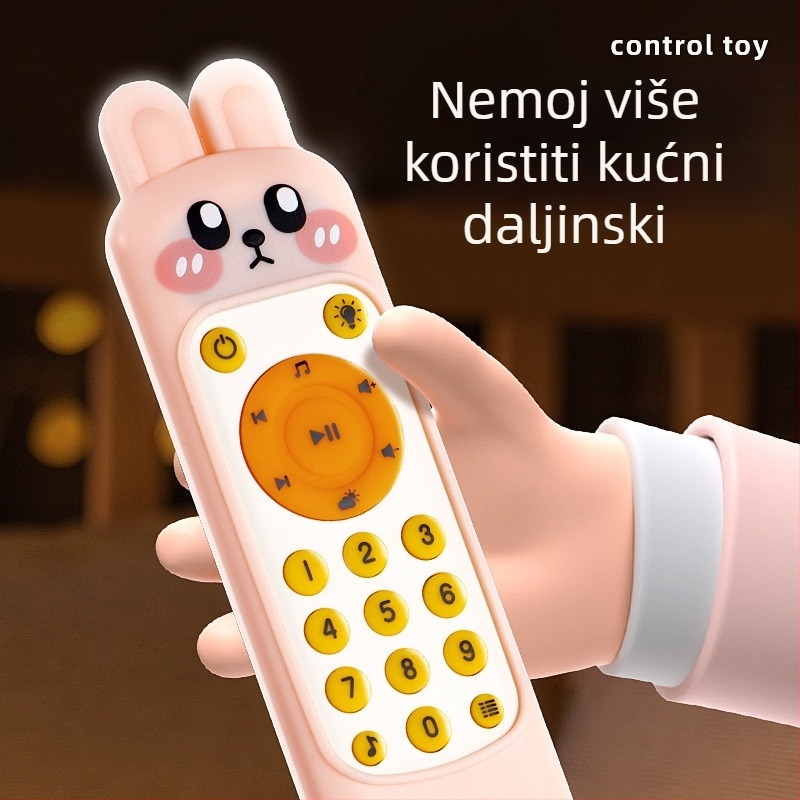 Daljinski upravljana edukativna igračka s glazbom za bebe i djecu do 3 godine, multifunkcionalna (Materijal: plastika • Napajanje: baterije • Dobna skupina: 0–3 godine)
