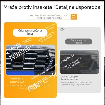 Dekorativna traka za prednju rešetku Honda CR-V, zaštita od insekata, ABS materijal