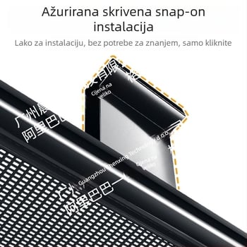 Dekorativna traka za prednju rešetku Honda CR-V, zaštita od insekata, ABS materijal