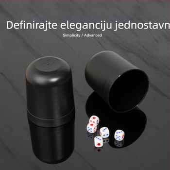 Plastični set čašica za kockice za barove, s čašom za miješanje i cednim čašom, 60 komada, za uzrast 14+
