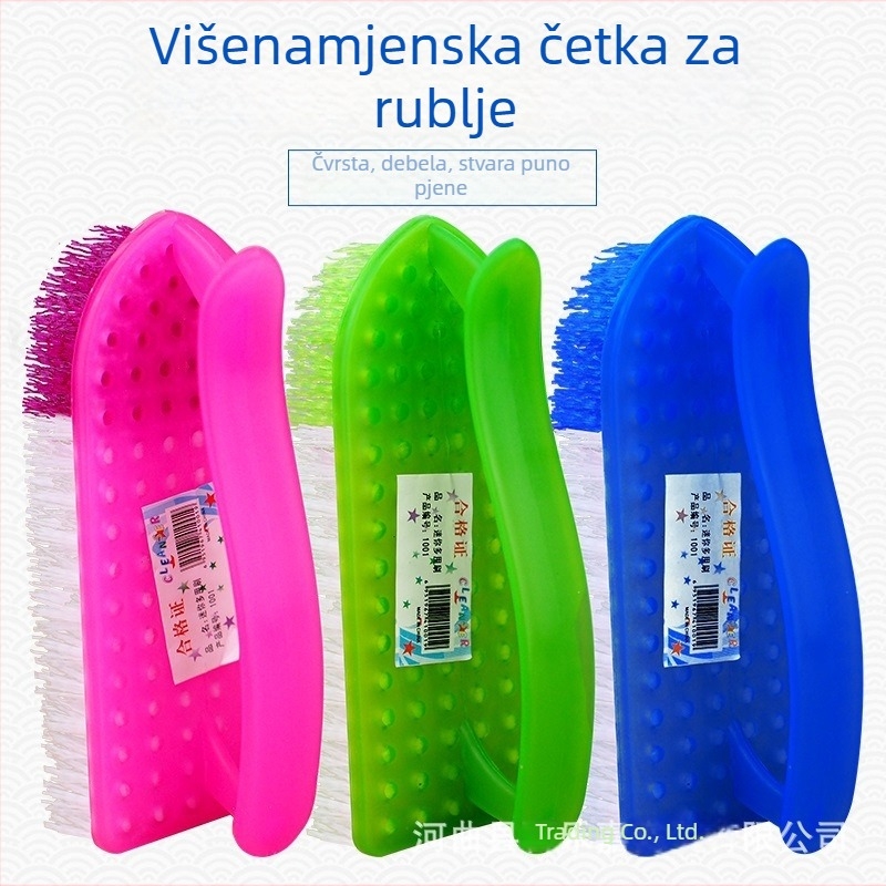 Plastična četka za rublje i čišćenje podova; materijal: plastika; pakiranje: 200 kom; težina: 0.1