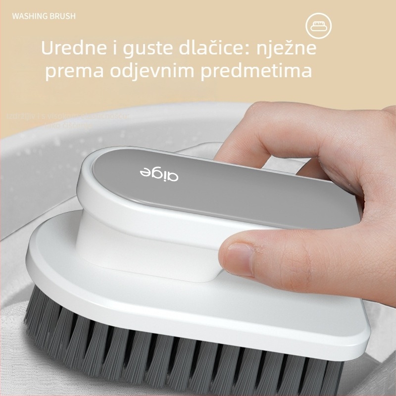 Agger četka za cipele s dugim držalom, mekane dlačice, plastična, višenamjenska za cipele i odjeću
