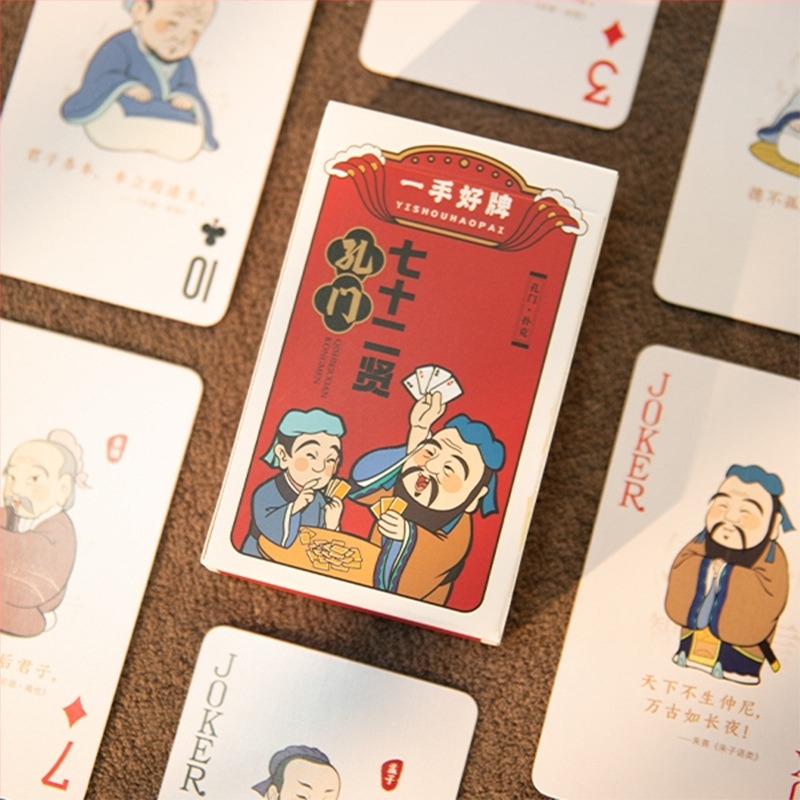Kreativne poker karte s umjetničkim dizajnom, visoka kvaliteta, debele i izdržljive, premium kutija za poklon